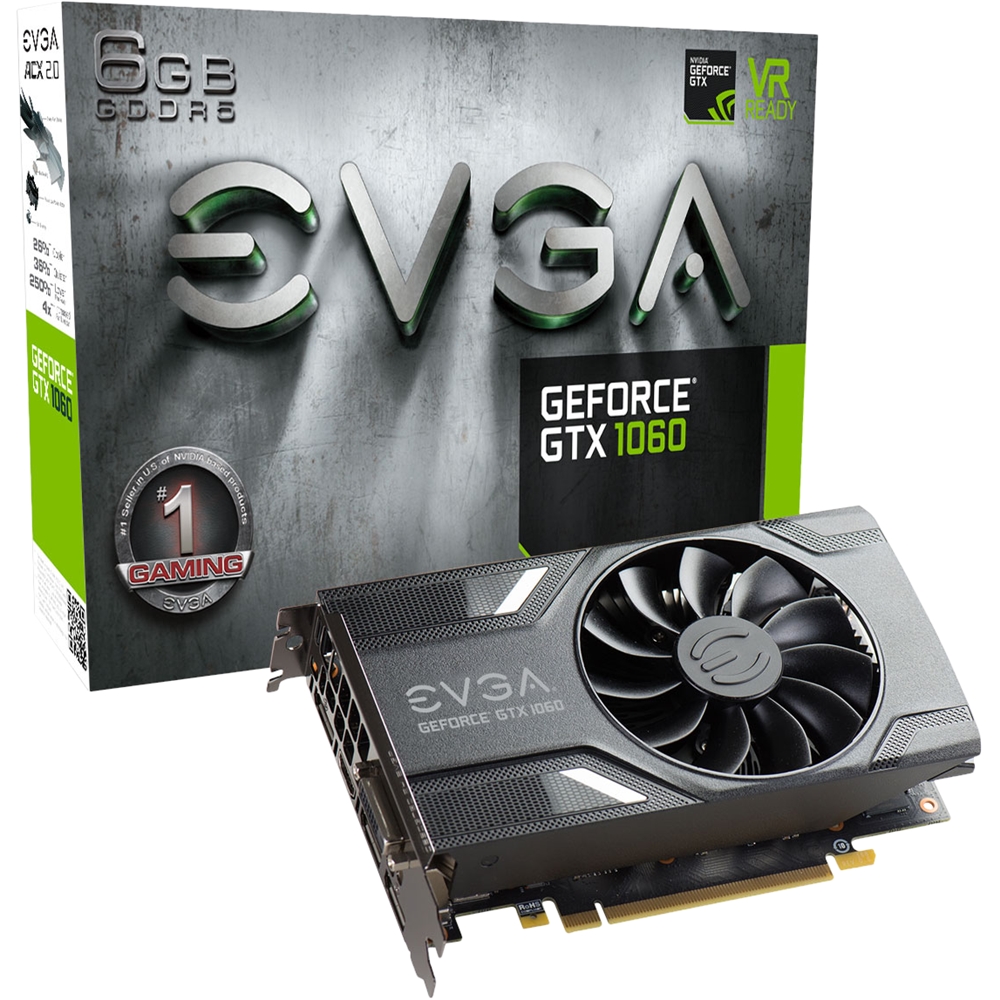 Best Buy: EVGA NVIDIA GeForce GTX 1060 6GB GDDR5 PCI Express 3.0 
