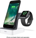 Front. Belkin - PowerHouse™ Charging Dock for iPhone and Apple Watch - White.