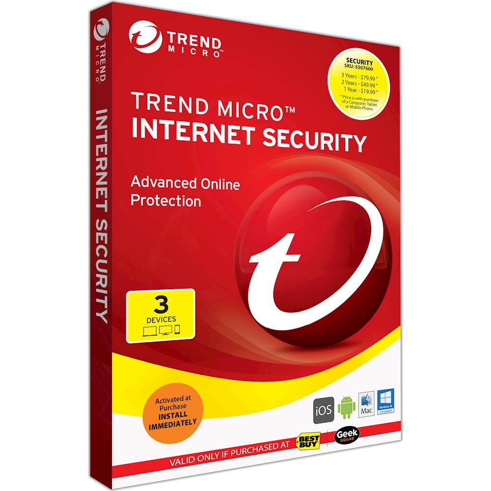 trend micro antivirus software download
