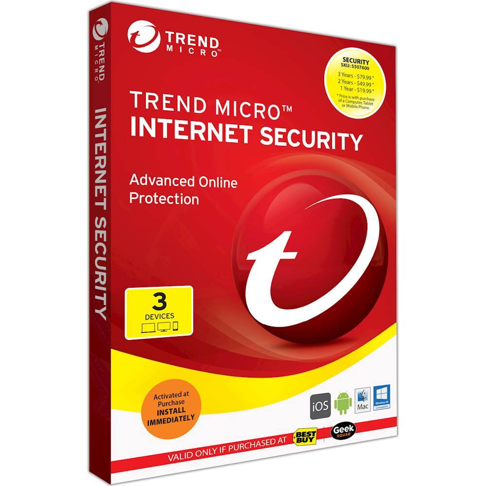 Alt View 12. Trend Micro - Trend Micro Internet Security 2017 (3-Devices).