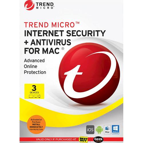  Trend Micro Internet Security 2017 (3-Devices)