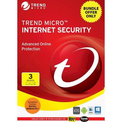  Trend Micro - Internet Security 2017 (3-Devices)