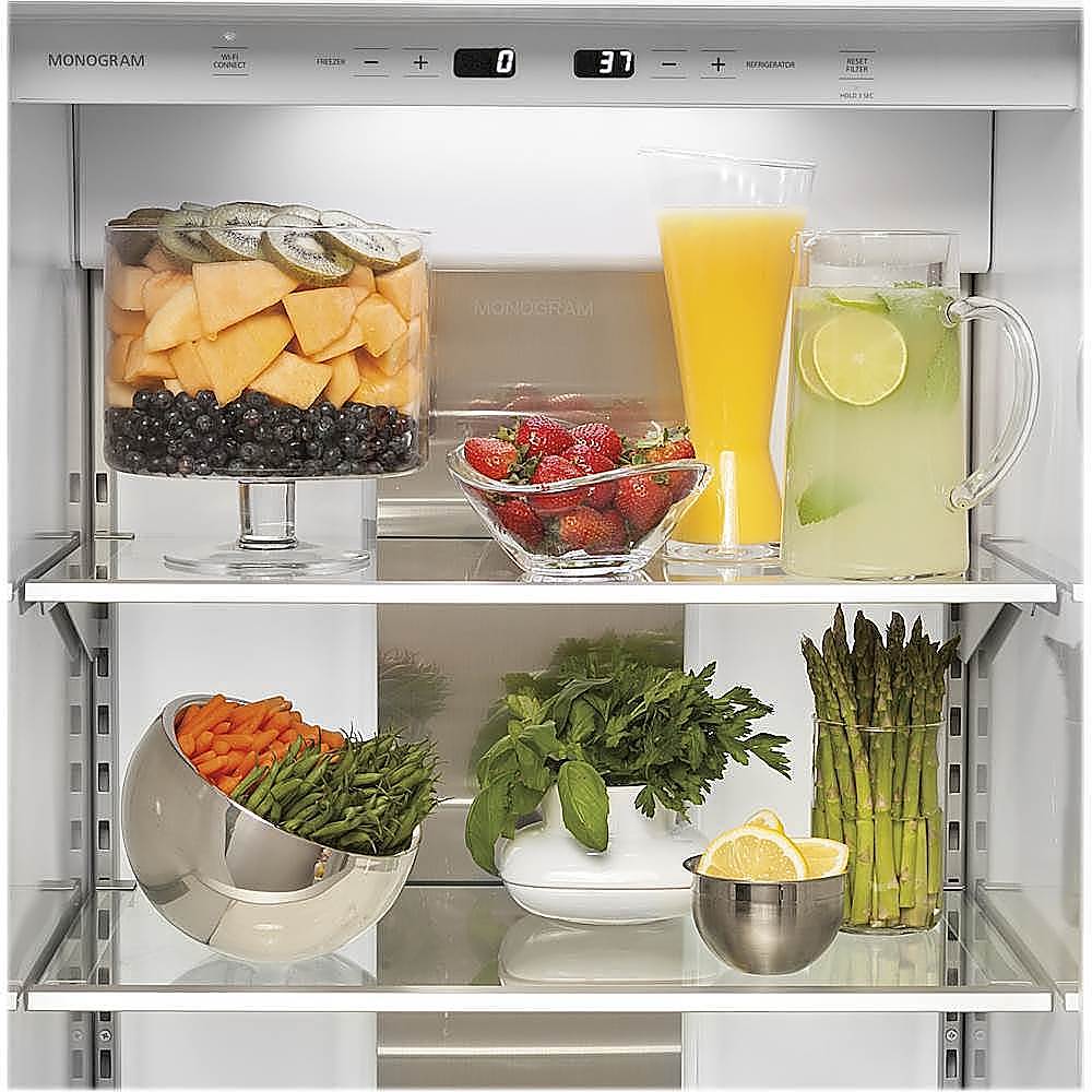 Best Buy Monogram 25.5 Cu. Ft. SidebySide BuiltIn Refrigerator