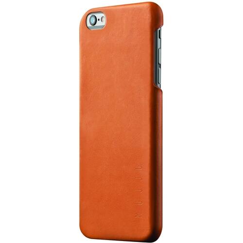 Mujjo - Leather Case for Apple® iPhone® 6 Plus and 6s Plus - Tan - Larger Front