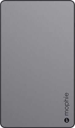 mophie - Powerstation 6000 mAh Portable Charger for USB devices - Gray - Larger Front