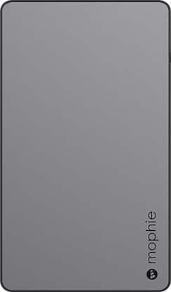 mophie - Powerstation 6000 mAh Portable Charger for USB devices - Gray - Larger Front