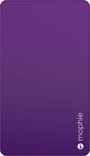mophie - Powerstation 3000 mAh Portable Charger for Most USB-Enabled Devices - Purple - Larger Front