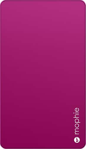mophie - Powerstation 3000 mAh Portable Charger for Most USB-Enabled Devices - Pink - Larger Front