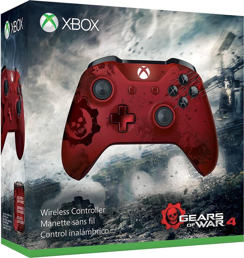 Microsoft Xbox Wireless Controller - Gears of War 4 Crimson Omen