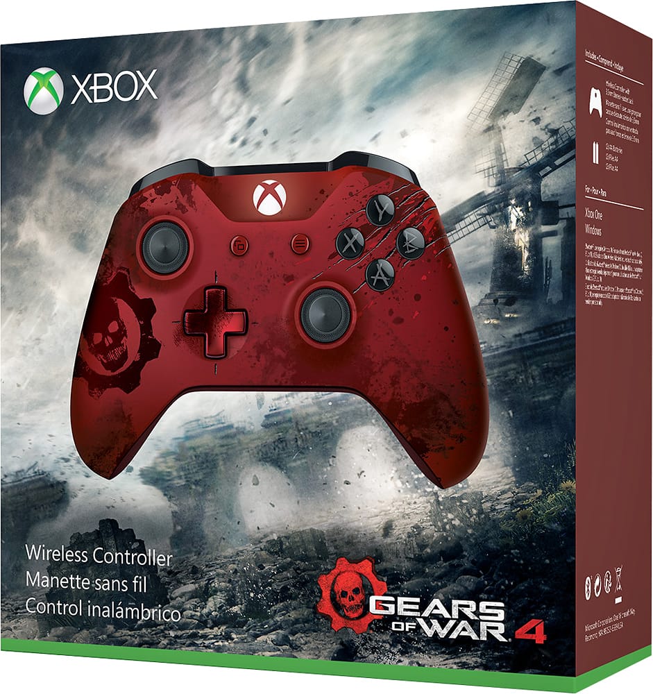 xbox one Controller Gears of War 4 Crimson Omen Limited Edition