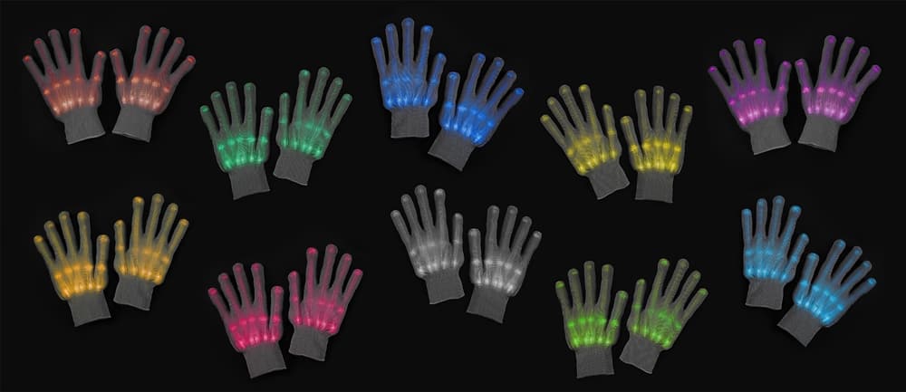 Best Buy: Insignia™ Led Gloves With Multi-color Lights Large Ns-cflgl-l