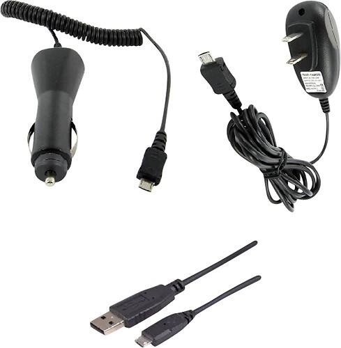 Front Standard. Fosmon - Bundle Vehicle Charger for Micro USB Devices.