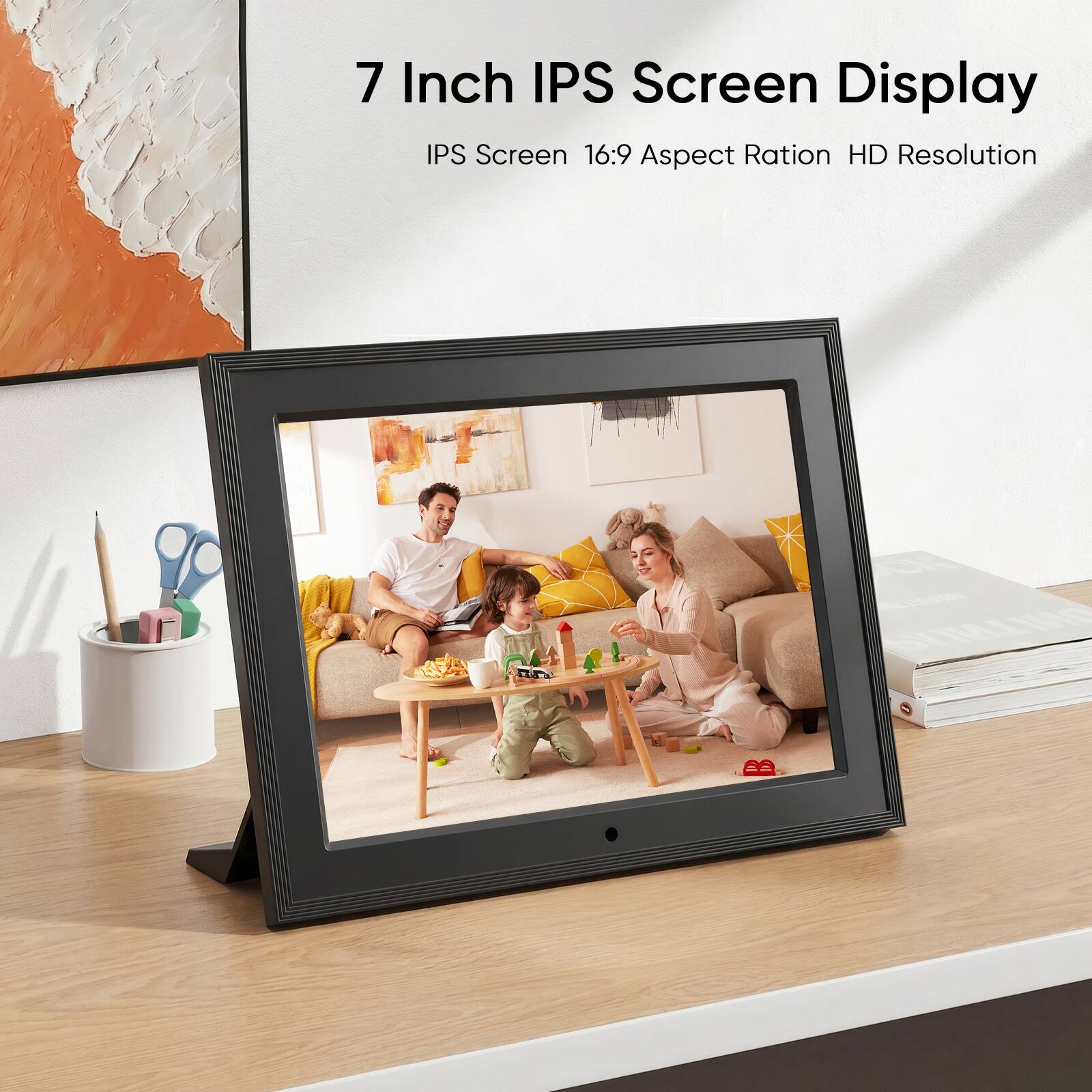 7 Inch IPS Screen Display  
IPS Screen 16:9 Aspect Ratio HD Resolution