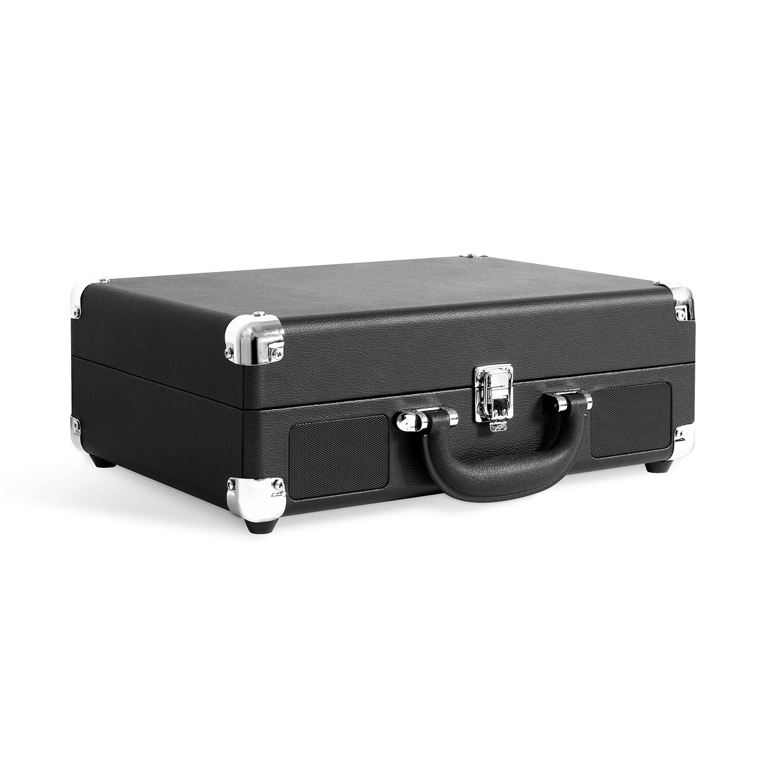 Alt View 1. Victrola - Journey+ Bluetooth Suitcase Record Player - Black.