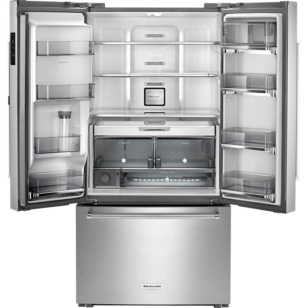 Questions and Answers: KitchenAid 23.7 Cu. Ft. French Door Counter ...