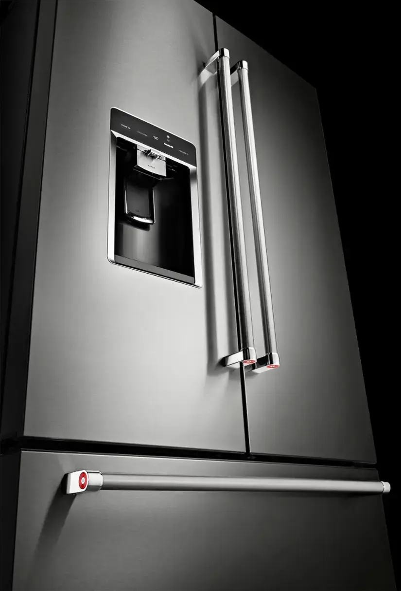 Alt View 17. KitchenAid - 23.8 Cu. Ft. French Door Counter-Depth Refrigerator - PrintShield stainless.