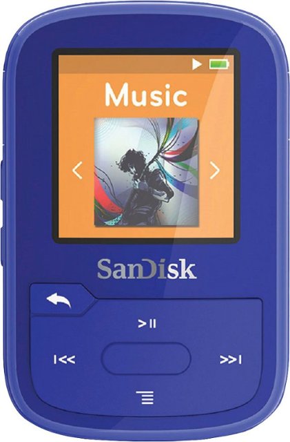 SanDisk Clip Sport Plus 16GB* MP3 Player Blue SDMX28-016G-A46B - Best Buy