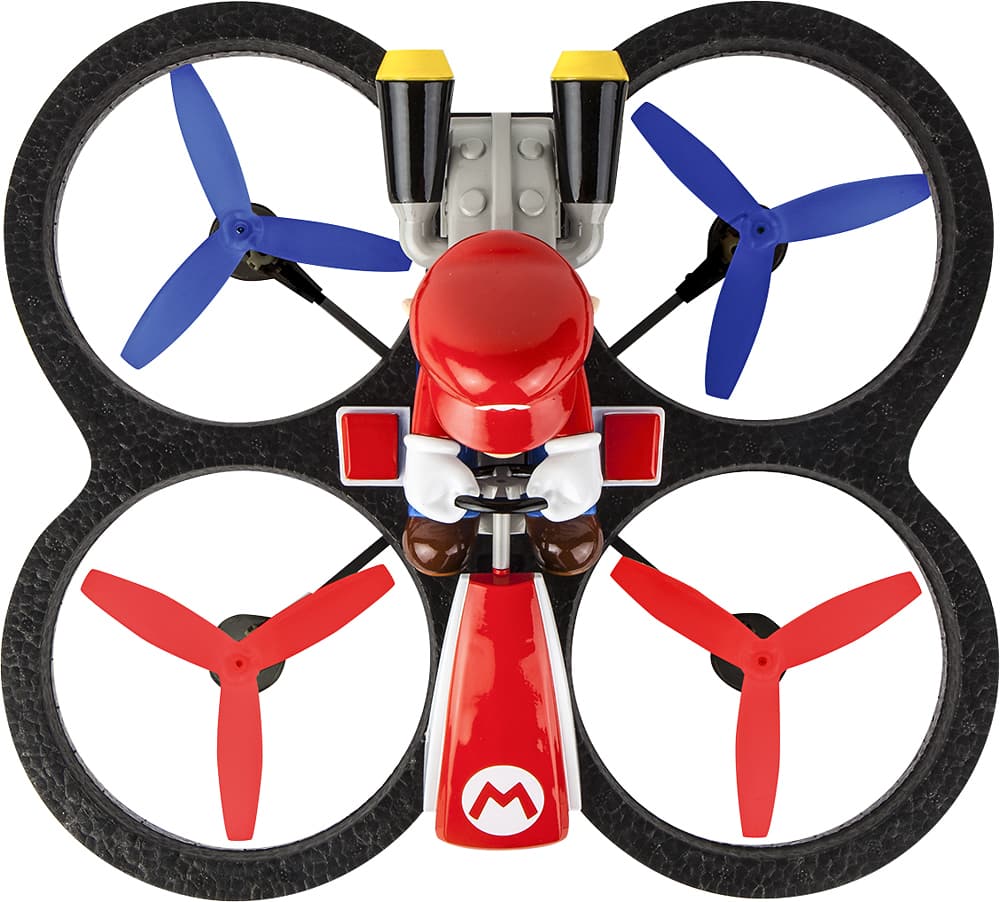 Carrera - Mario Kart Drone Télécommandé Mini Mario-Copter