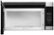 Alt View Zoom 11. Amana - 1.6 Cu. Ft. Over-the-Range Microwave - Black on stainless steel.