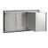 Angle. Coyote Outdoor Living - Coyote Outdoor Living 45" Double Access Doors & Access Drawer - Stainless Steel.