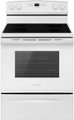 Front Zoom. Amana - 4.8 Cu. Ft. Freestanding Electric Range - White.