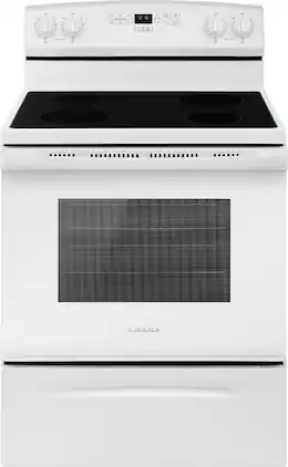 Amana - 4.8 Cu. Ft. Freestanding Electric Range - White