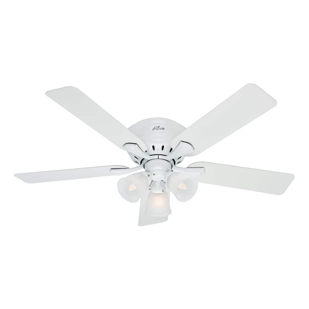 Short Ceiling Fans Best Hunter Reinert 52 Ceiling Fan White