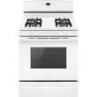 Amana - 5.0 Cu. Ft. Freestanding Gas Range - White - Larger Front