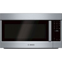 Bosch - 800 Series 1.8 Cu. Ft. Convection Over-the-Range Microwave with Sensor Cooking - Stainless Steel - Front_Zoom