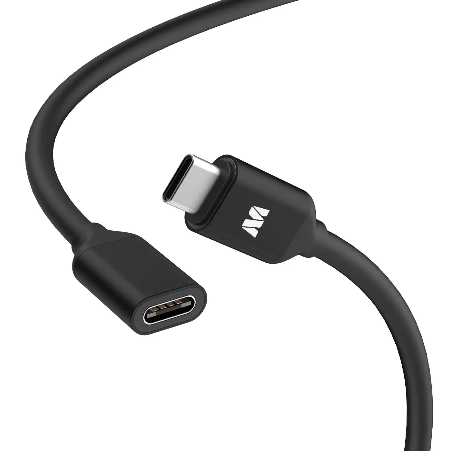 Mybat Pro - MyBat USB-C Male to USB-C Female Extension Cable - 5FT - Black