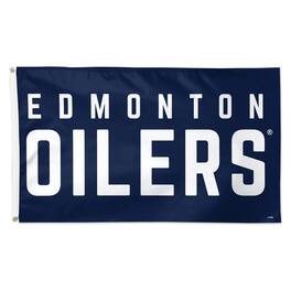 WinCraft - Edmonton Oilers 3' x 5' Single-Sided Deluxe Primary Team Flag - Multicolor