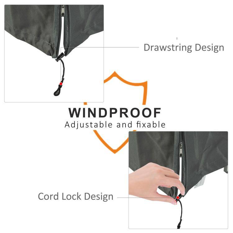 Drawstring Design  
WINDPROOF Adjustable and fixable  
Cord Lock Design