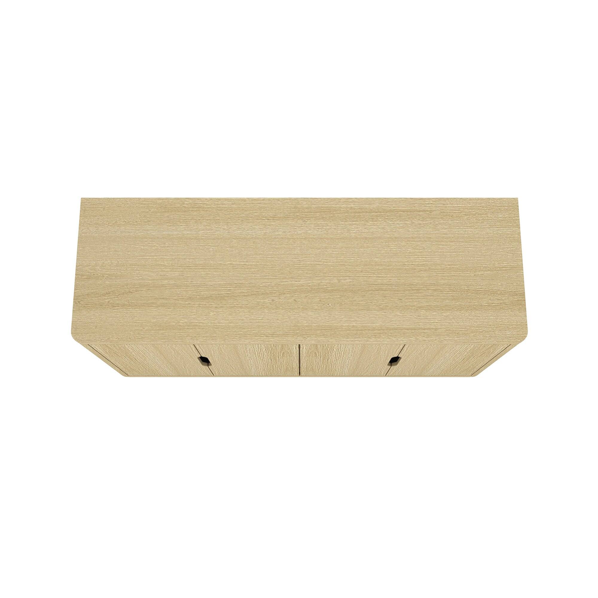 Alt View 6. Manhattan Comfort - Rivington Modern 60" Sideboard - Natural Oak.