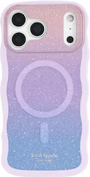 kate spade new york - Wavy Case with MagSafe for Apple iPhone 17 Pro Max - Opal Glitter - Front_Zoom
