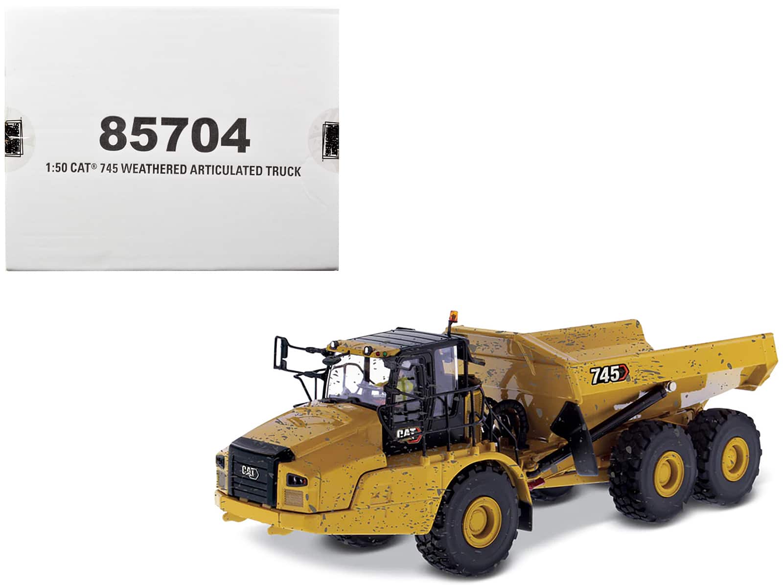 "CAT Caterpillar 745 Articulated Truck with Operator (Dirty Version) ""Weathered"" Series 1/50 Model by Diecast Masters" price history on PriceWatchPro