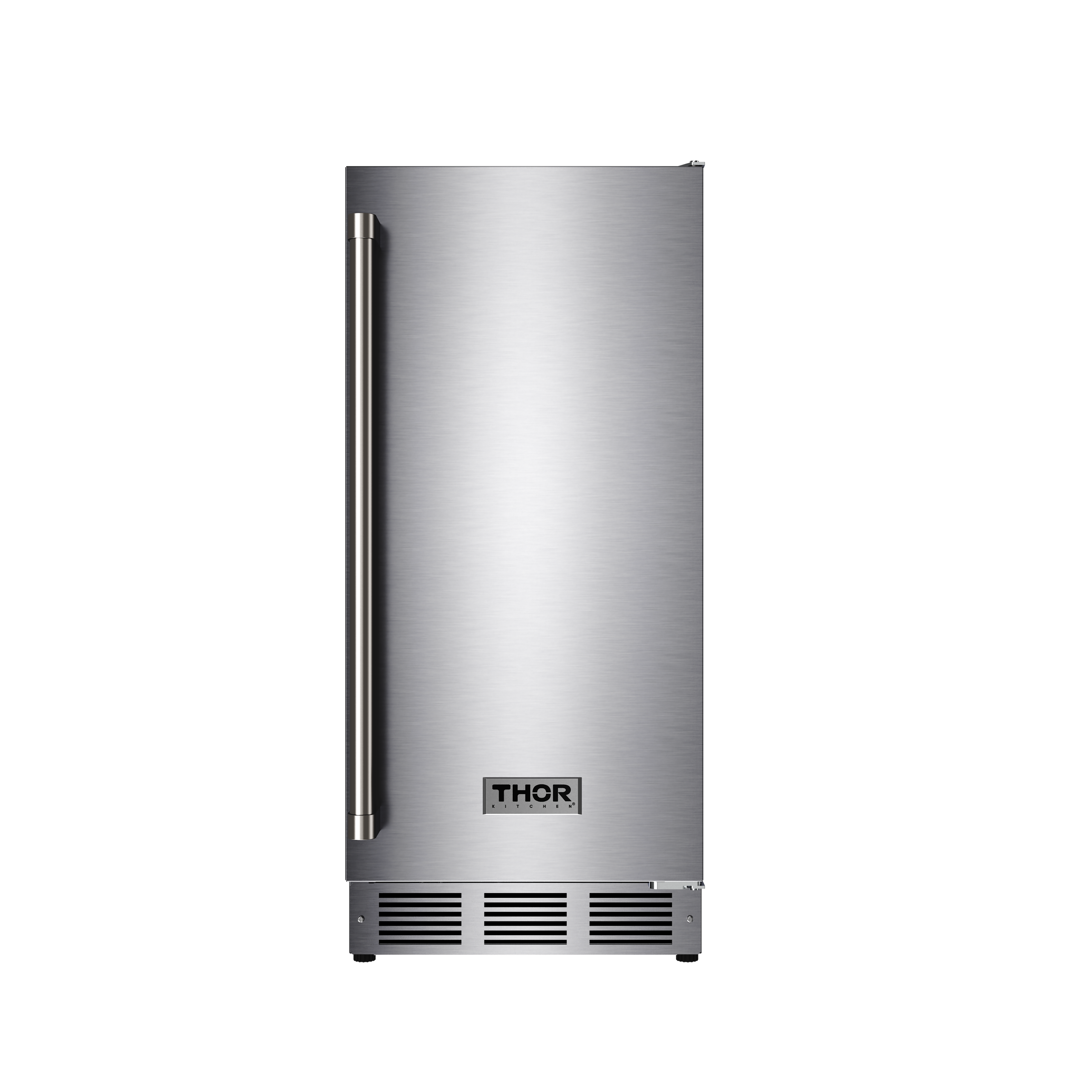 Thor Kitchen - 15 Inch 68 lbs. Built-In Indoor/Outdoor Ice Maker with Built-In Pump - Stainless Steel - Front_Zoom