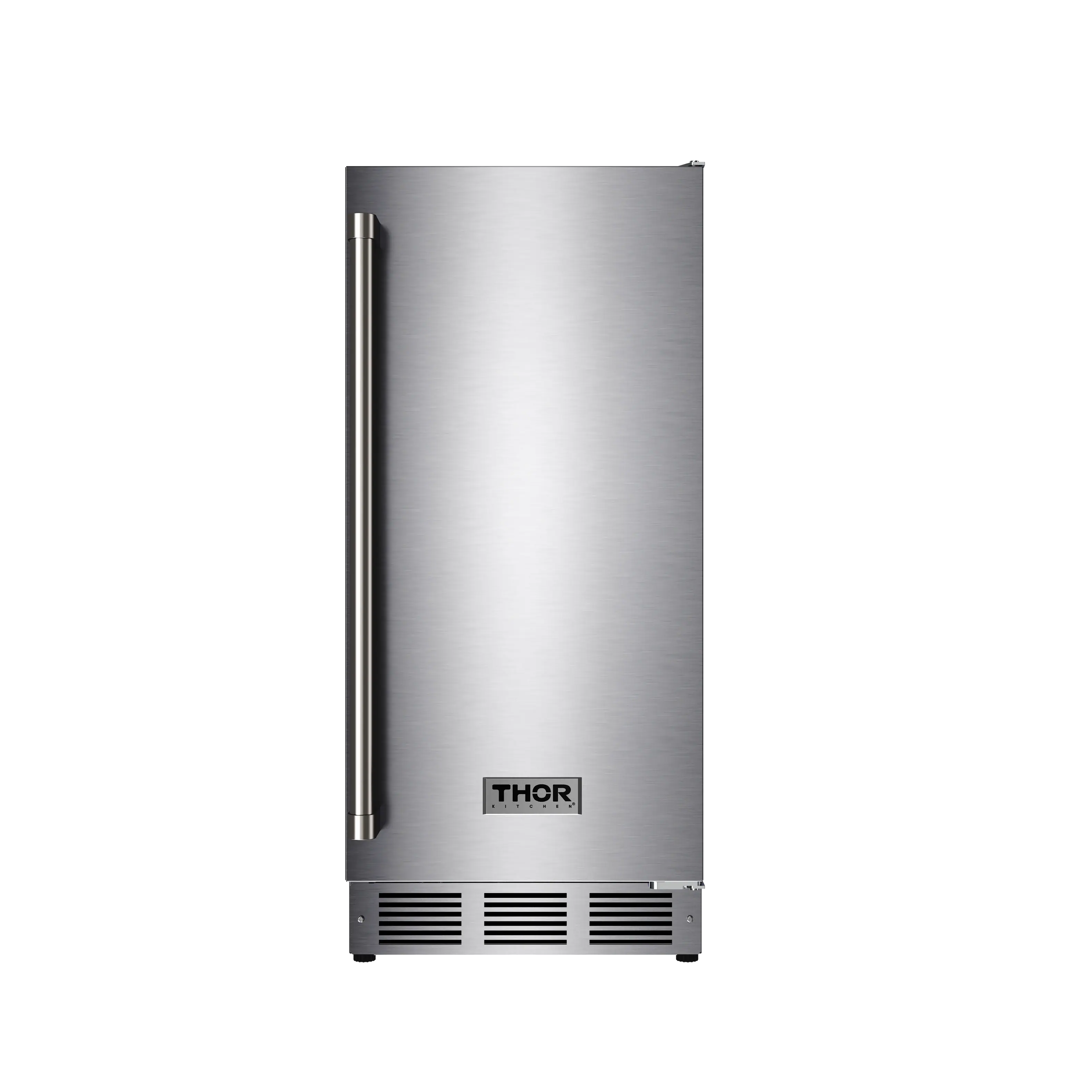 Thor Kitchen - 15 Inch 68 lbs. Built-In Indoor/Outdoor Ice Maker with Built-In Pump - Stainless Steel