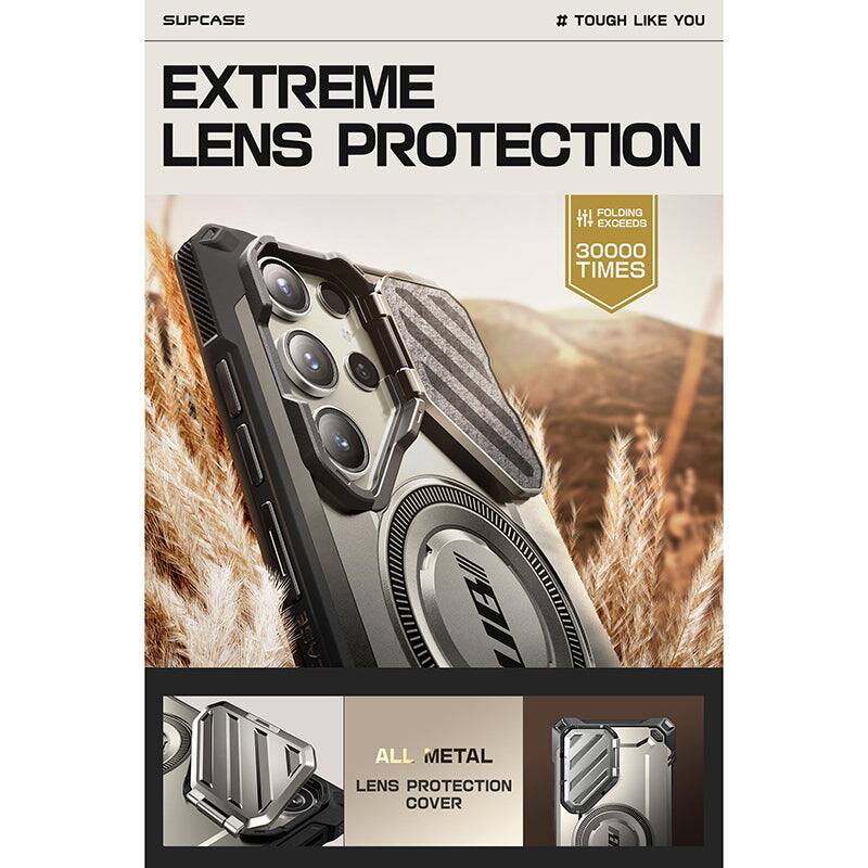 # TOUGH LIKE YOU

SUPCASE

EXTREME LENS PROTECTION

FOLDING EXCEEDS 30000 TIMES

ALL METAL LENS PROTECTION COVER