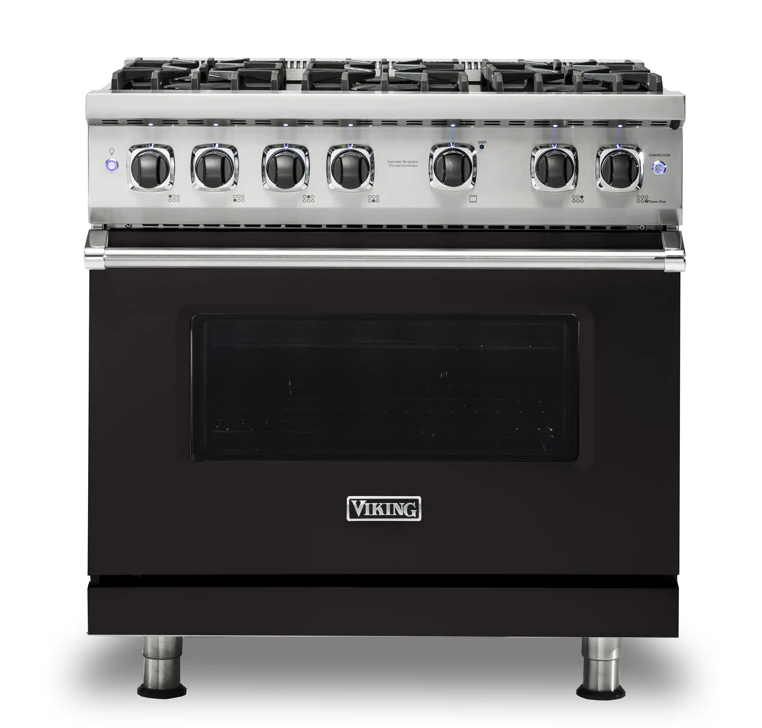 Viking - 5-Series Gas Sealed Burner Range - Onyx