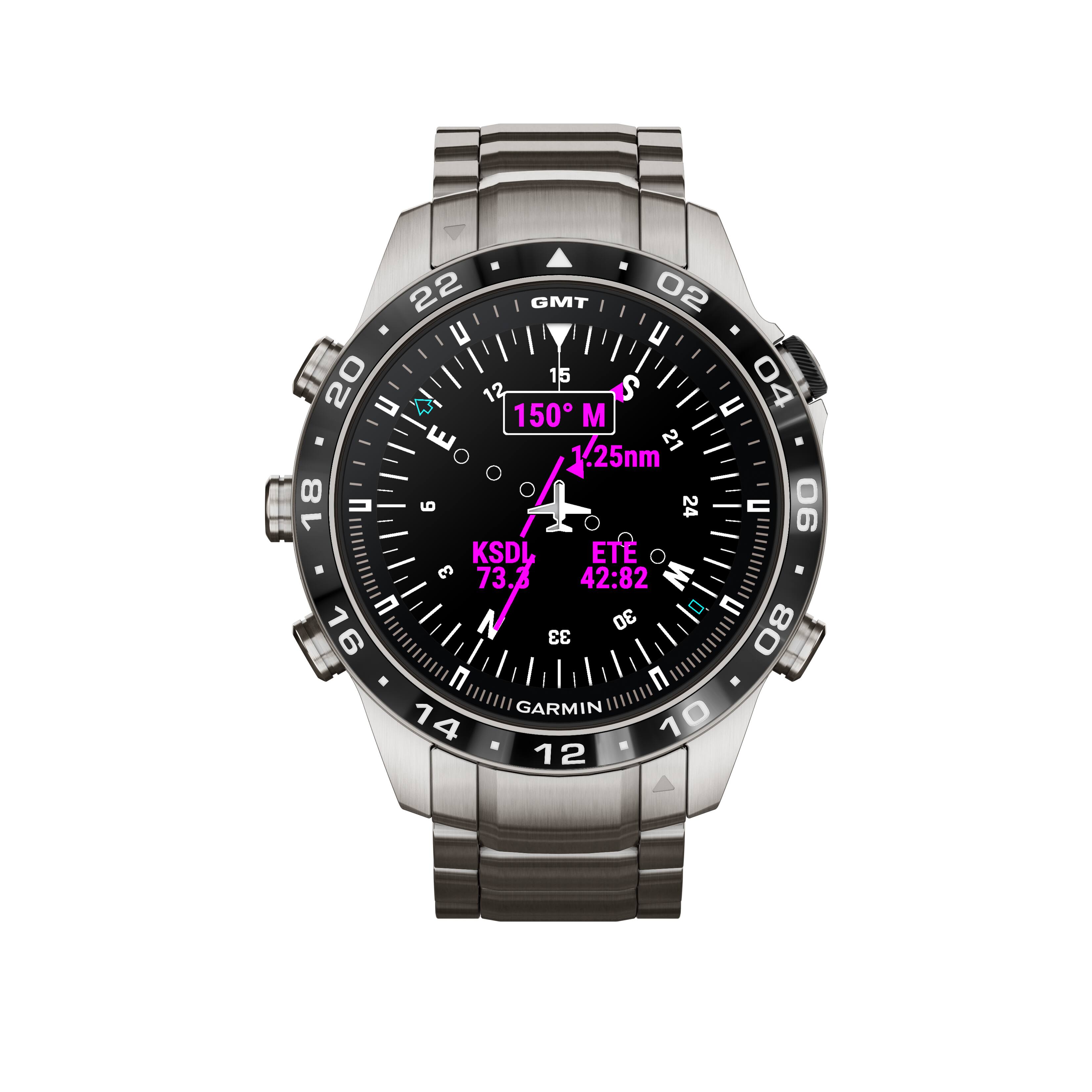 The text on the image reads: "22 GMT 02 20 15 04 12 S  D 150 M  E 21 .25nm 18  9 24  90 KSDL ETE 3 73.3 42:82 W - 16  30 08 33 GARMIN 14 10 12".