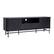 Back. CorLiving - TV Stand / Media Console with Curved Fluted Doors for TVs up to 65" - Black.