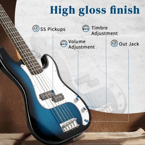 High gloss finish

SS Pickups
Timbre Adjustment
Volume Adjustment
Out Jack