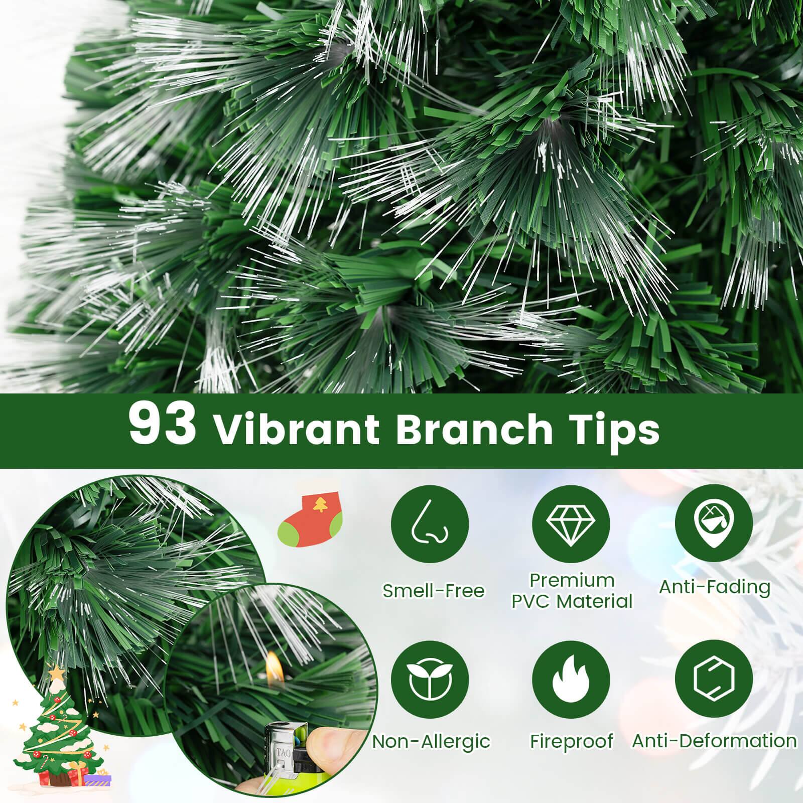 93 Vibrant Branch Tips

- Smell-Free
- Premium PVC Material
- Anti-Fading
- Non-Allergic
- Fireproof
- Anti-Deformation