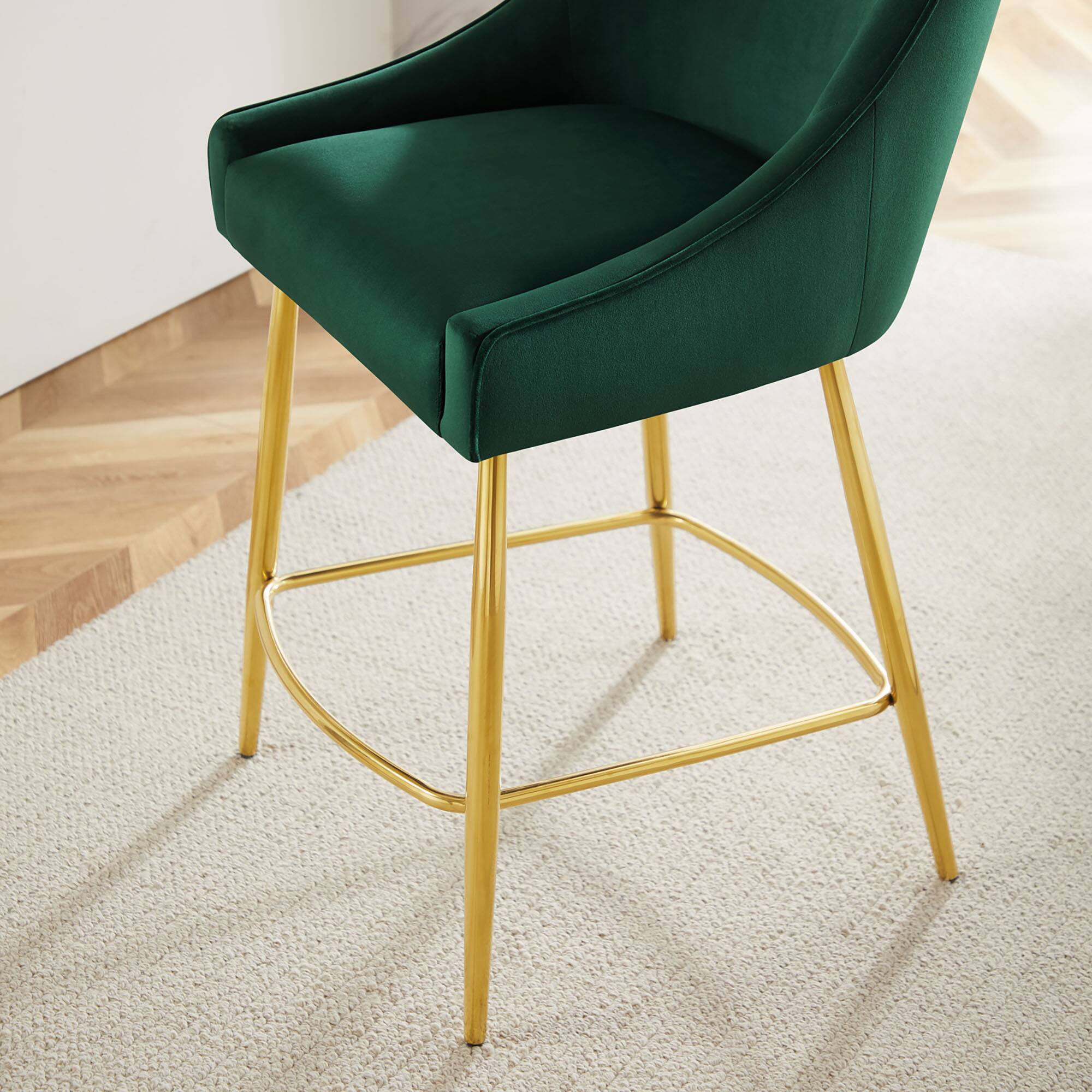 Alt View 1. Modway - Discern Counter Stools Set of 2 by Modway - Green.