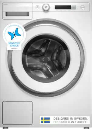 a ASKO .N. SEAL | - a : I SENSITIVE CHOICE APPROVED DESIGNED IN SWEDEN. PRODUCED IN EUROPE.
