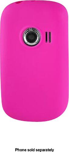 Front Standard. Fosmon - Bundle Silicone Skin for Huawei M835 Mobile Phones - Pink.