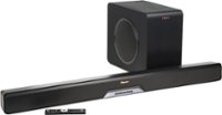 Angle Zoom. Klipsch - Reference Series 2.1-Channel Soundbar System with 8" Wireless Subwoofer and Digital Amplifier - Black.