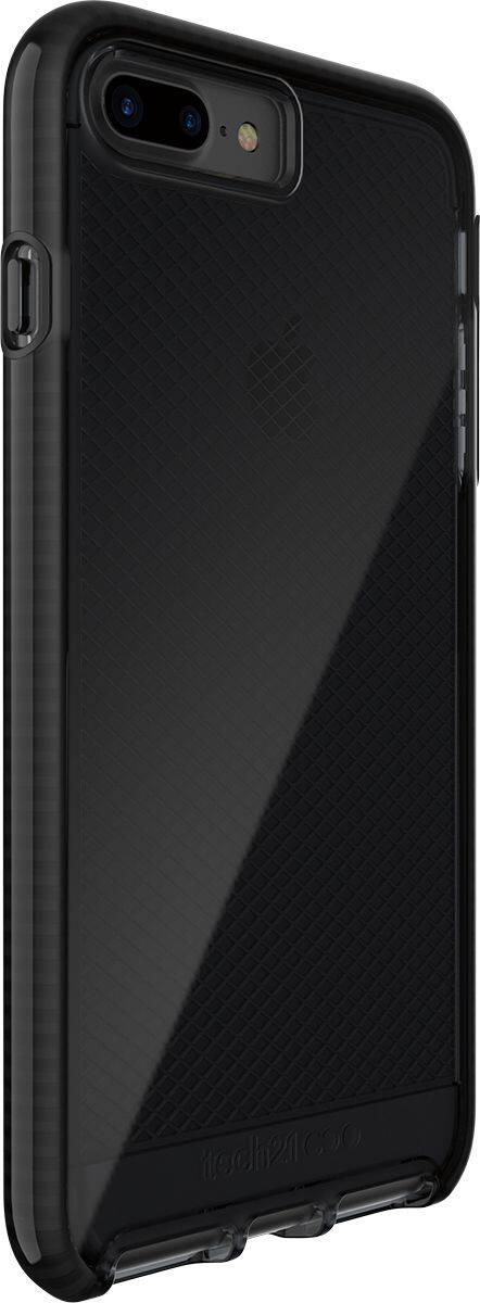 Angle. Tech21 - EVO CHECK Case for Apple® iPhone® 7 Plus and 8 Plus - Smokey/Black.