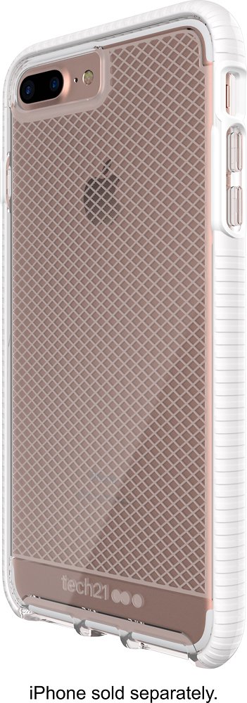 evo check case for apple iphone 8 plus - white/clear