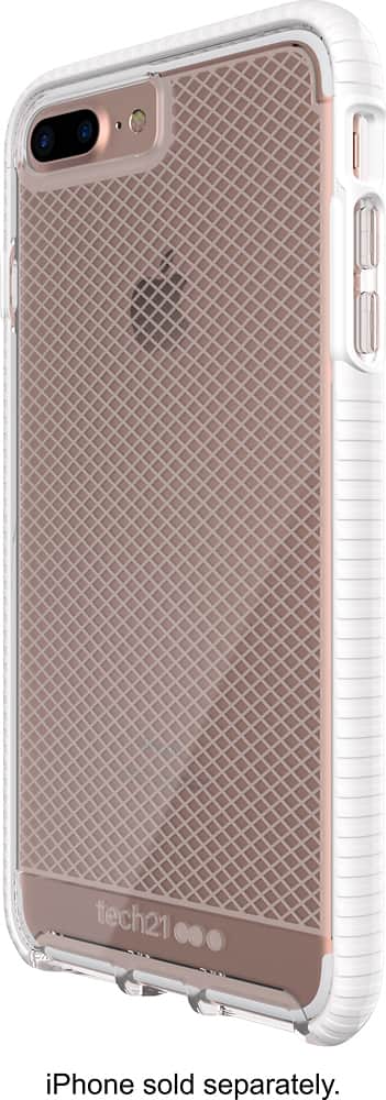 evo check case for apple iphone 8 plus - white/clear evo check case for apple iphone 8 plus - white/clear